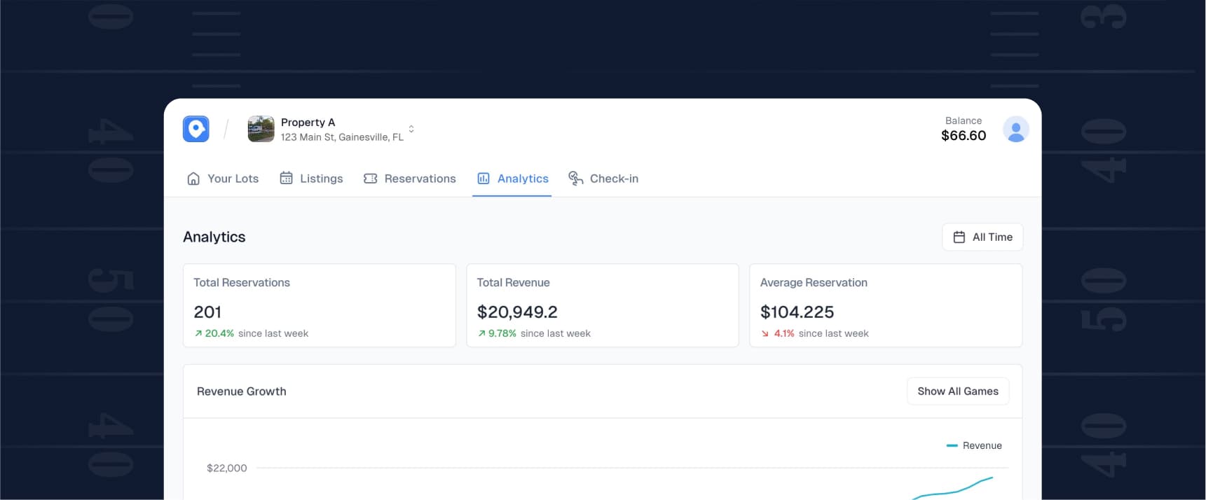 Updated Host Dashboard